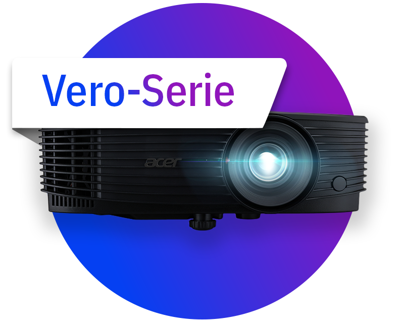 Acer energieffektiva projektorer med låg miljöpåverkan (Vero-serien)