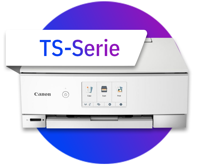 Canon-skrivare med enstaka bläckpatroner (TS-serien) Canon-skrivare med enstaka bläckpatroner (TS-serien)