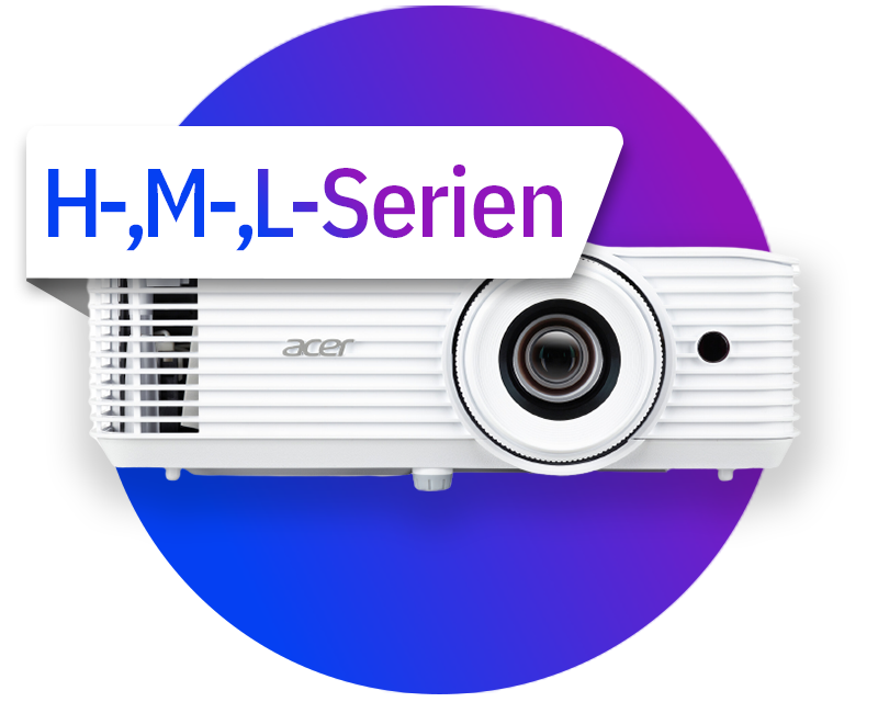Acer Home Cinema-projektorer (H-, M-, L-serien)