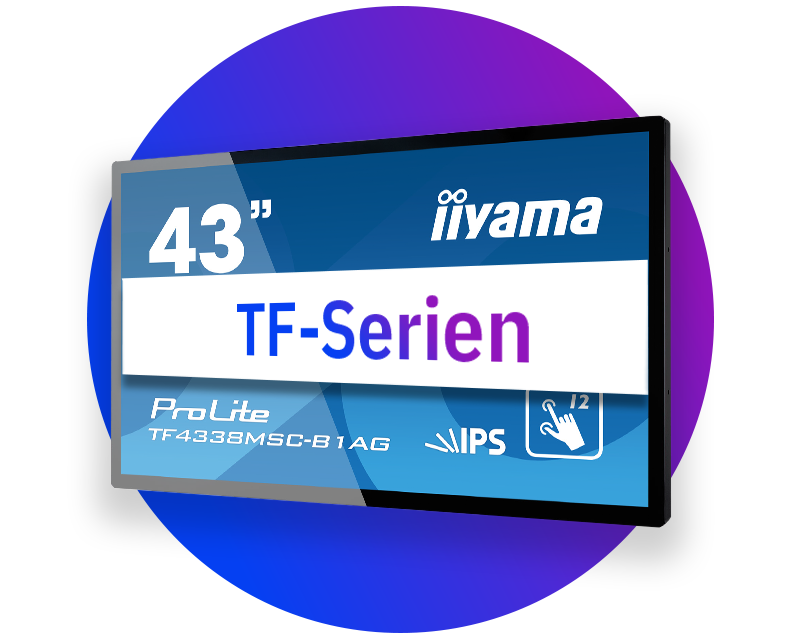 iiyama Open Frame-skärmar (TF-serien)