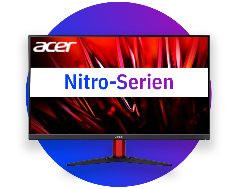 Acer spelmonitorer (Nitro-serien)