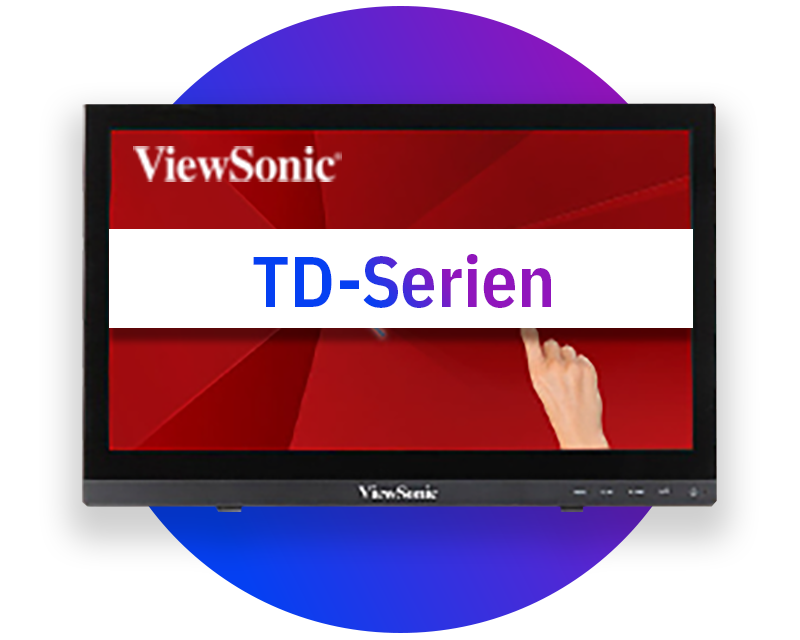 ViewSonic pekskärmar (TD-serien)
