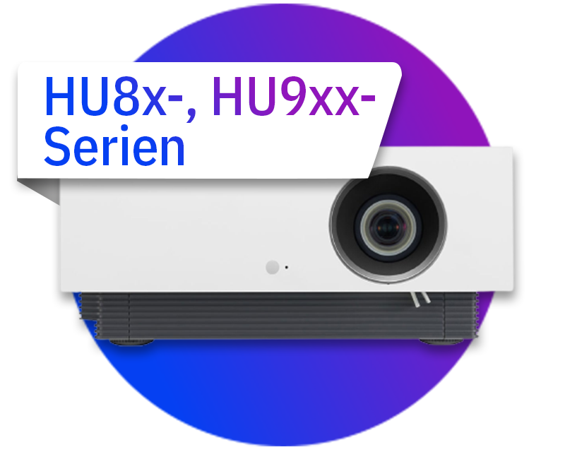 LG Home Cinema 4K-projektor (HU7x, HU8xx-serien)