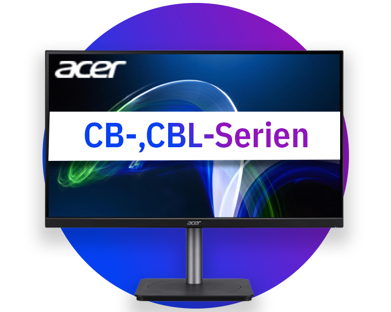 Acer Office-skärmar (CB- och CBL-serien)