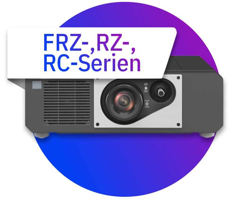 Panasonic 1-Chip DLP-projektor (FRZ, RZ, RC-serien)