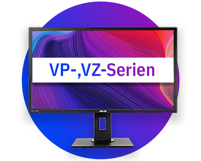 Asus Full HD / UHD-skärmar (VP, VZ-serien)