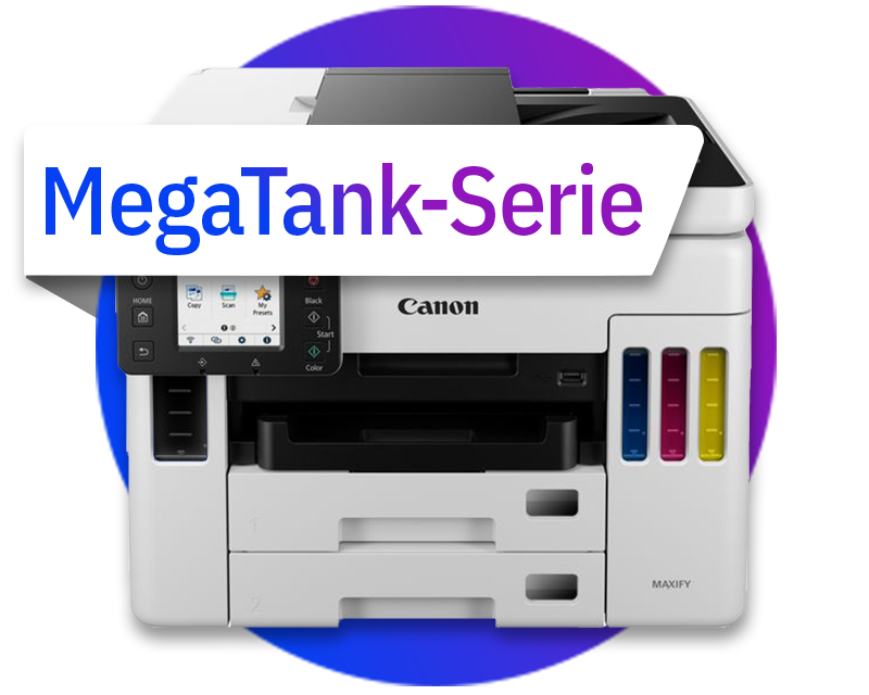 Canon-skrivare med bläckbehållare (MegaTank-serien) Canon-skrivare med bläckbehållare (MegaTank-serien)