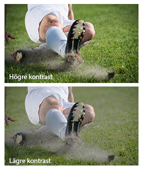 Kontrast - hur ser ljusförhållandet ut där projektorn installeras