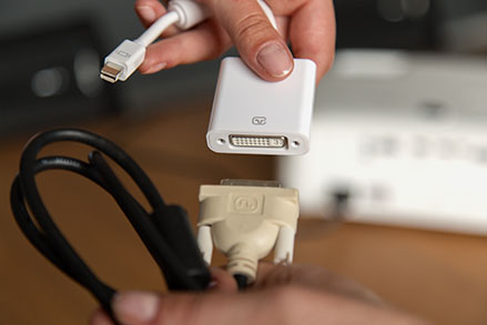 Mini-Displayport-auf-DVI Adapter